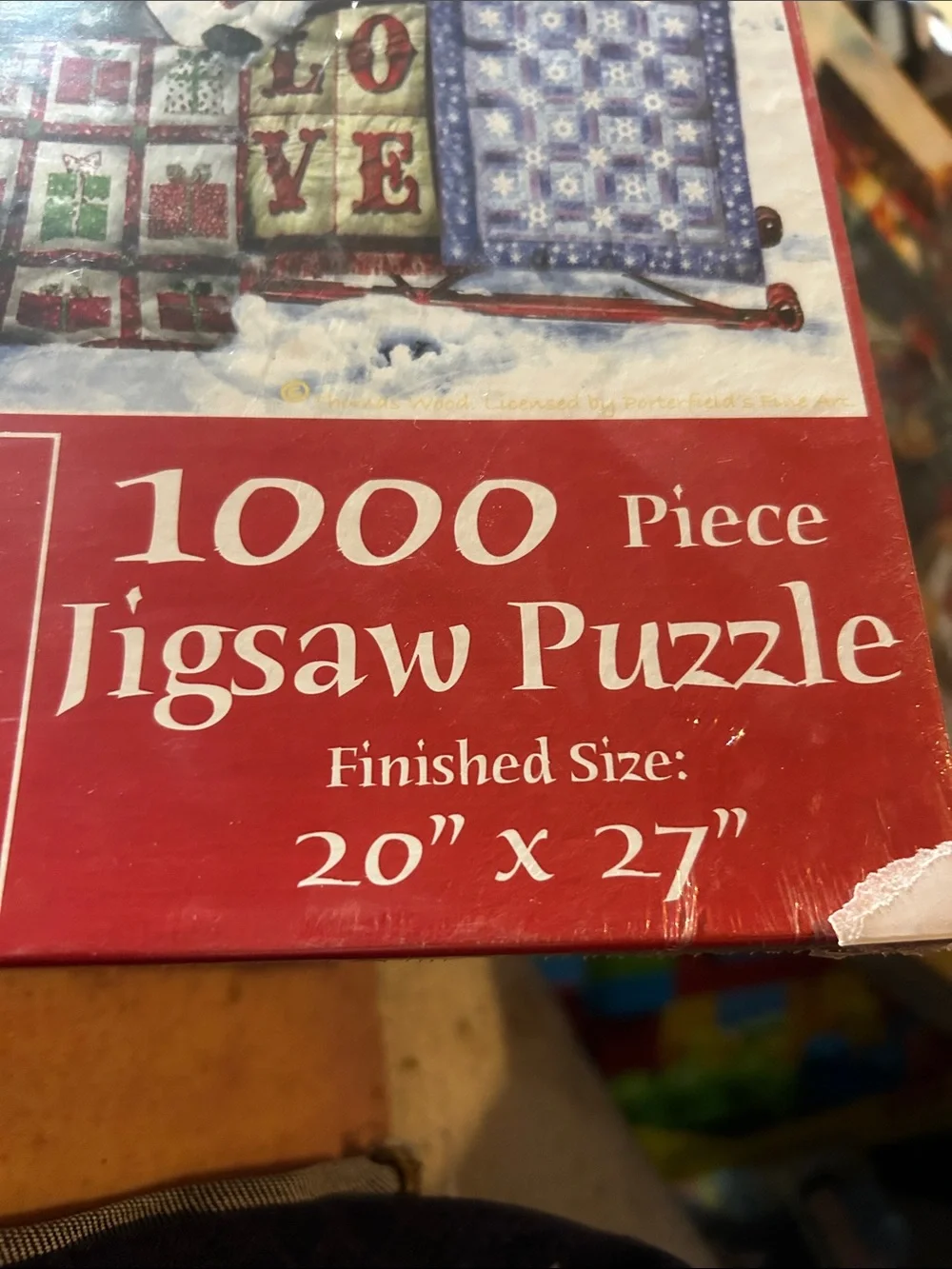 Holiday Quilts 1000-Piece Jigsaw Puzzle - Red
